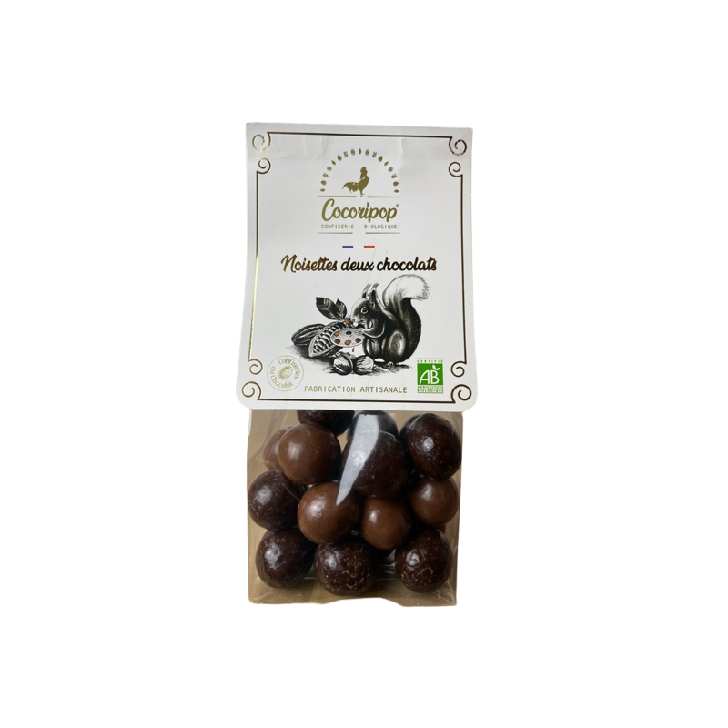 Noisettes 2 chocolats 100g