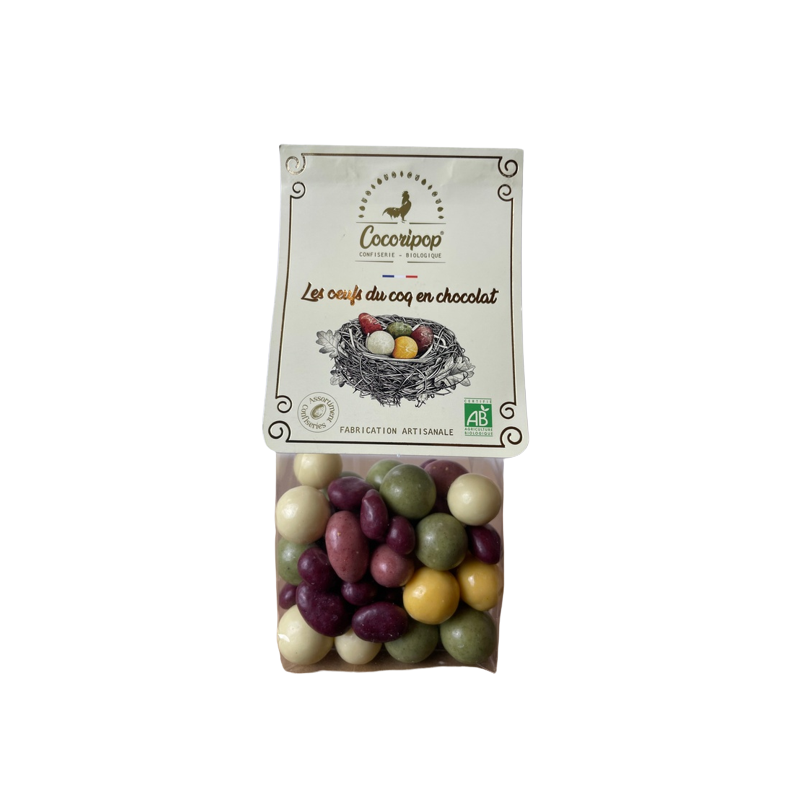 Les Oeufs du Coq en chocolat 125g