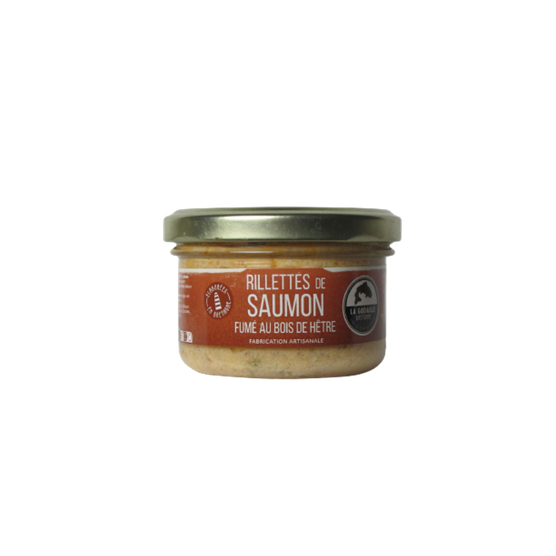 Rillettes de saumon fumé au bois de hêtre 90g