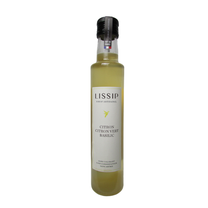 Sirop Citron Citron vert Basilic 25cl