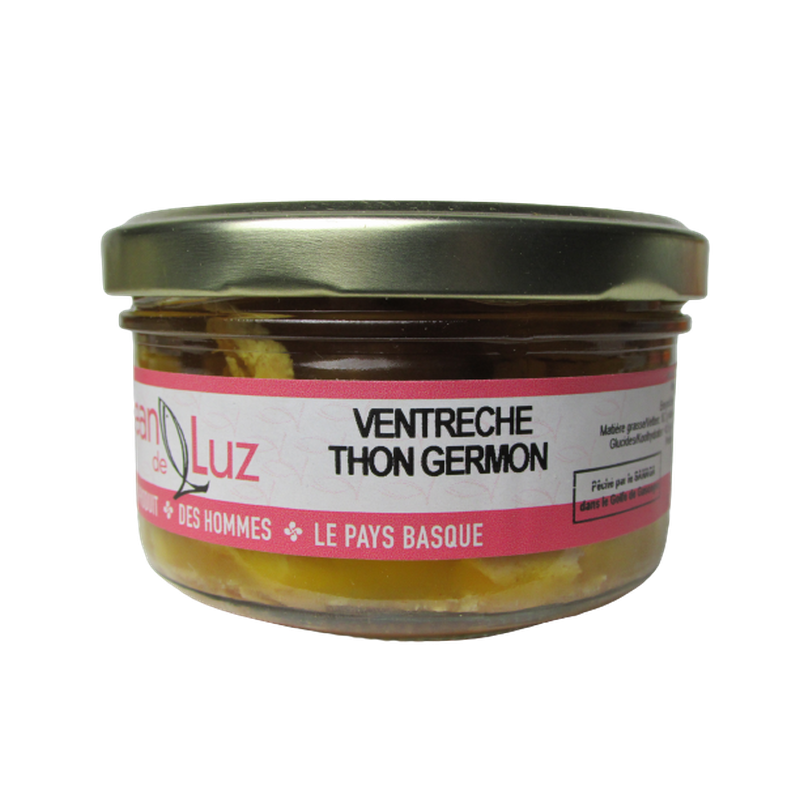 Ventrèche de thon germon à l'huile d'olive bio 140g