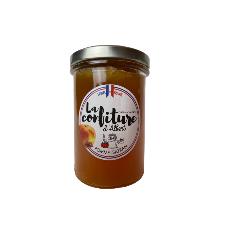 Confiture pomme safran bio 240g