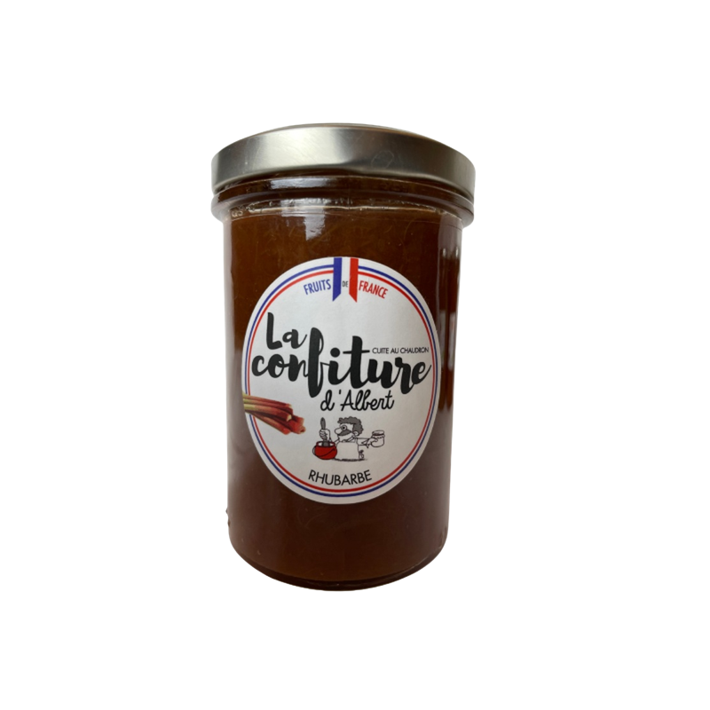 Confiture de rhubarbe bio 240g