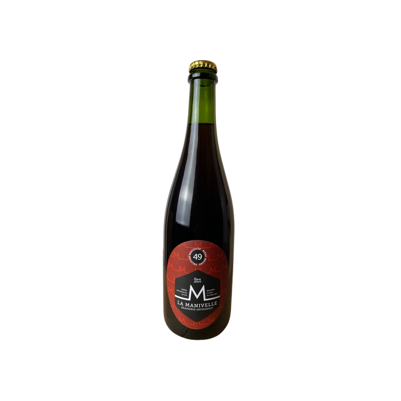 Bière La Manivelle brune 49 75cl