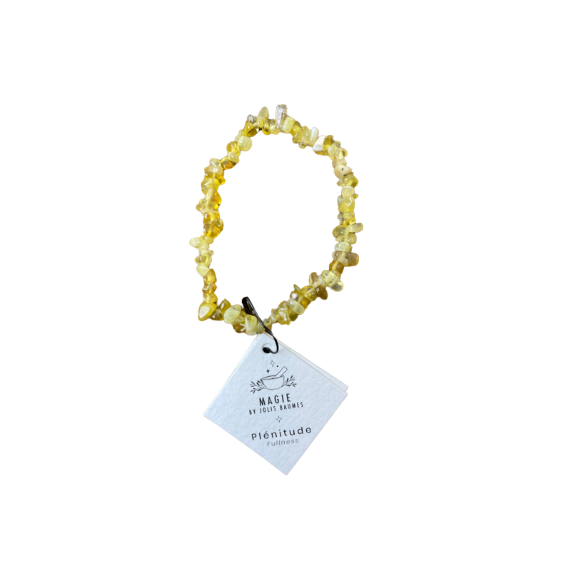 Bracelet Plénitude - Opale jaune