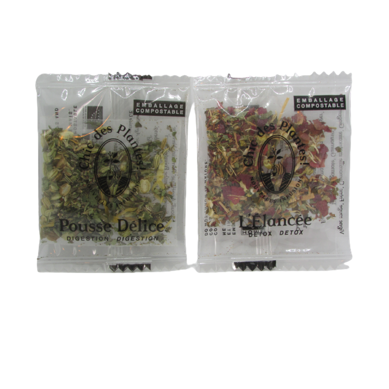 Pochon Kit Infusions froides (noir) de Chic des Plantes ! - 20 sachets