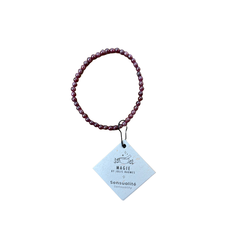 Bracelet Sensualité - Grenat rouge