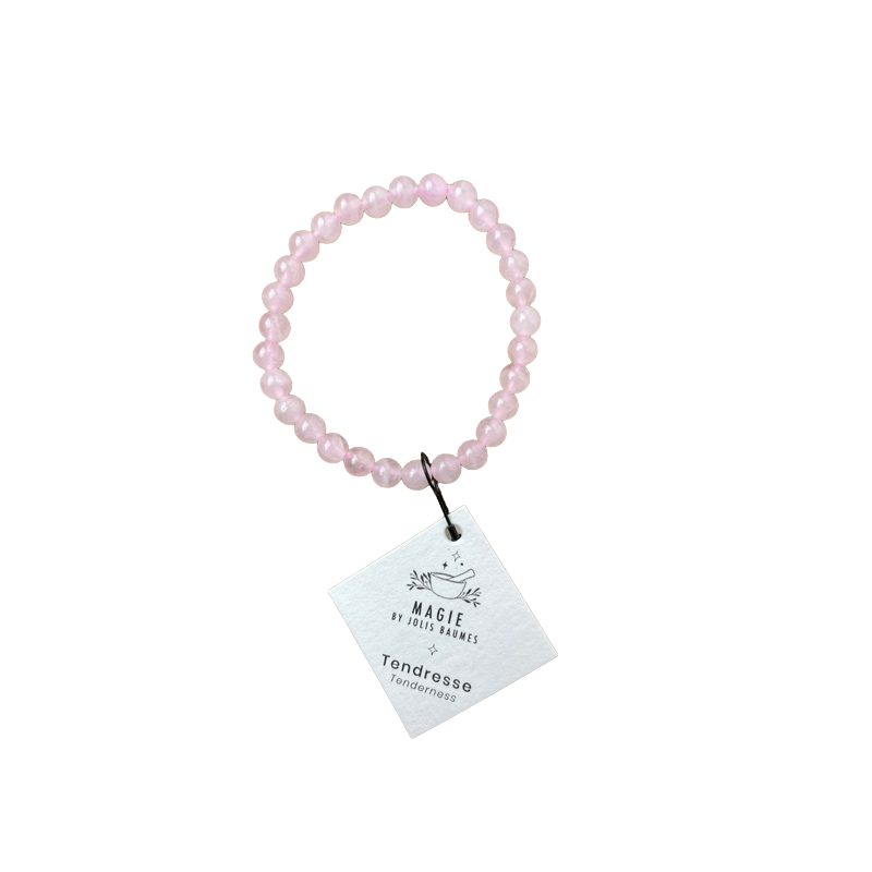 Bracelet Tendresse - Quartz rose