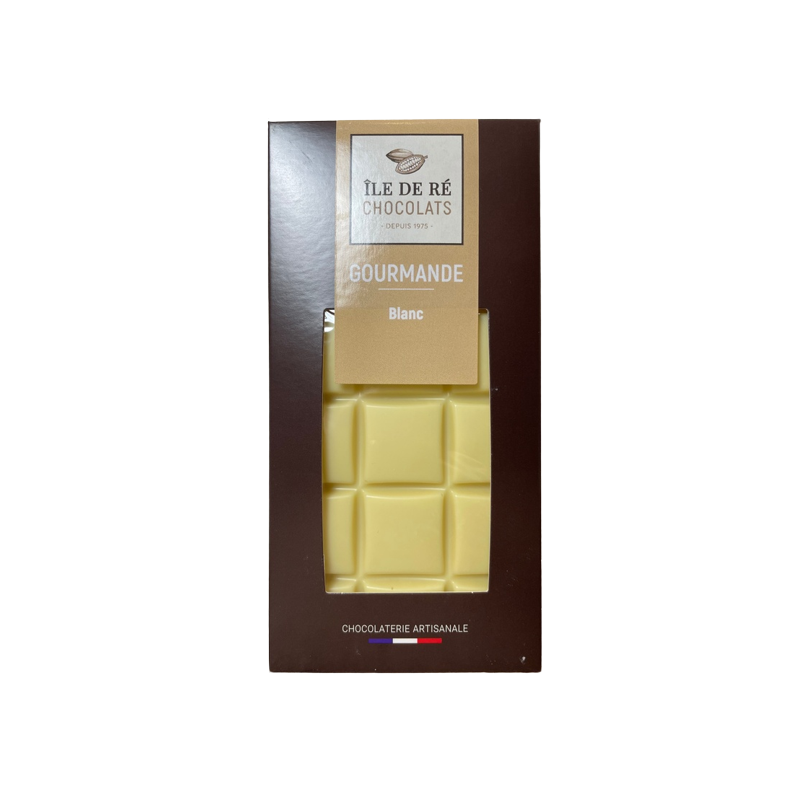 Tablette chocolat blanc 100g